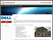 Tablet Screenshot of dsh-electronics.co.uk